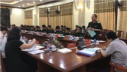 Kiểm tra Đảng ủy Quân khu về thực hiện  Nghị quyết Trung ương 4 (khóa XII)  và Chỉ thị 05 của Bộ Chính trị